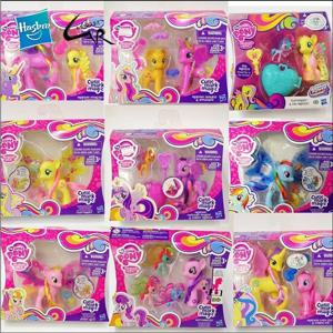 Hasbro 마이 리틀 포니 핑키 파이 Fluttershy 애니메이션 액션 피규어 큐티 마크 매직 레인보우 대시 Collectible Model Kids Toys Gift