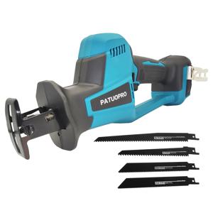 무선 브러시리스 왕복 톱 Makita 18V 배터리 용 조정 가능한 속도 목재 금속 파이프 절단 전동 공구 (배터리 없음)