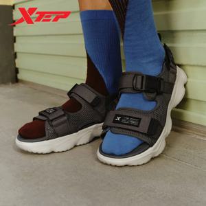 Xtep 남성용 편안한 샌들, 2024 캐주얼 신발, 미끄럼 방지 트레킹, 매일 통기성 야외 신발 876219500005, 여름
