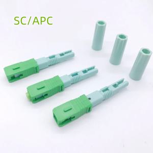 새로운 SC APC SM 단일 모드 광 커넥터 FTTH 도구 콜드 커넥터 도구 SC UPC 광섬유 고속 커넥터