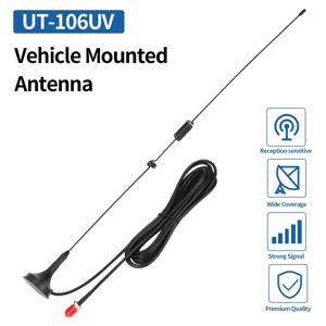 BAOFENG UT-106UV BAOFENG 라디오 UV-5R BF-888S K5(8) k6 UV-9R 플러스 햄 양방향 라디오 용 차량 탑재 워키 토키 자동차 안테나