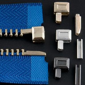합금 수리 지퍼 스토퍼 오픈 엔드 지퍼 스토퍼, 의류용 DIY 재봉 지퍼 액세서리, 블랙 실버 골드, 10 쌍