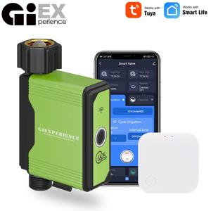 Bluetooth WIFI 정원 자동 급수 타이머 스마트 스프링클러 물 흐름 기록기 내장 제어기 TUYA