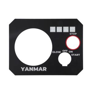 Yanmar 엔진 계기판 페이스플레이트 스티커, B 타입, 3y30, 3y20, 2y15