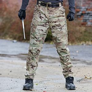Mege Tactical Joggers 야외 립스톱 카고 바지 작업복 하이킹 바지 남성용 streetwear 와이드 레그 바지 streetwear