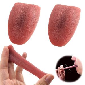 공포 재미있는 트릭 전체 사람 가짜 시뮬레이션 고무 혀 장난 메이커 트릭, 어린이 소년 장난감, 할로윈 장난 마술 소품 장난감