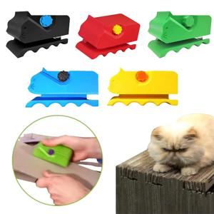 골판지 절단기 고양이 Scratchers에 대 한 집에서 만든 골 판지 커터 3D 인쇄 스트립 스트리퍼 플라스틱 수공예품 DIY 도구