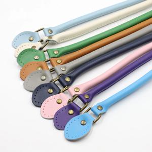 핸들 가방 스트랩 정품 가죽 40cm/50cm/60cm 핸들 벨트 숄더 백 핸드백 스트랩 교체 DIY 액세서리