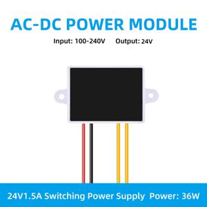 AC-DC 전원 공급 장치 모듈, 스위칭 전원 공급 보드, AC/DC 100-240V to DC 12V, 3A, 24V, 1.5A