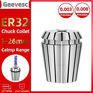 ER32 스프링 콜릿 1-20mm UP AA ER 콜릿 척 공구 홀더 ER32 너트 콜릿 고정밀 ER32 콜릿 척 21/22/23/24/25/26mm