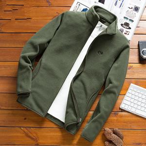 남성용 플리스 마운틴 소프트쉘 재킷, 바람막이 폴라텍 열 카키 재킷, 남성 플러스 사이즈, 4XL