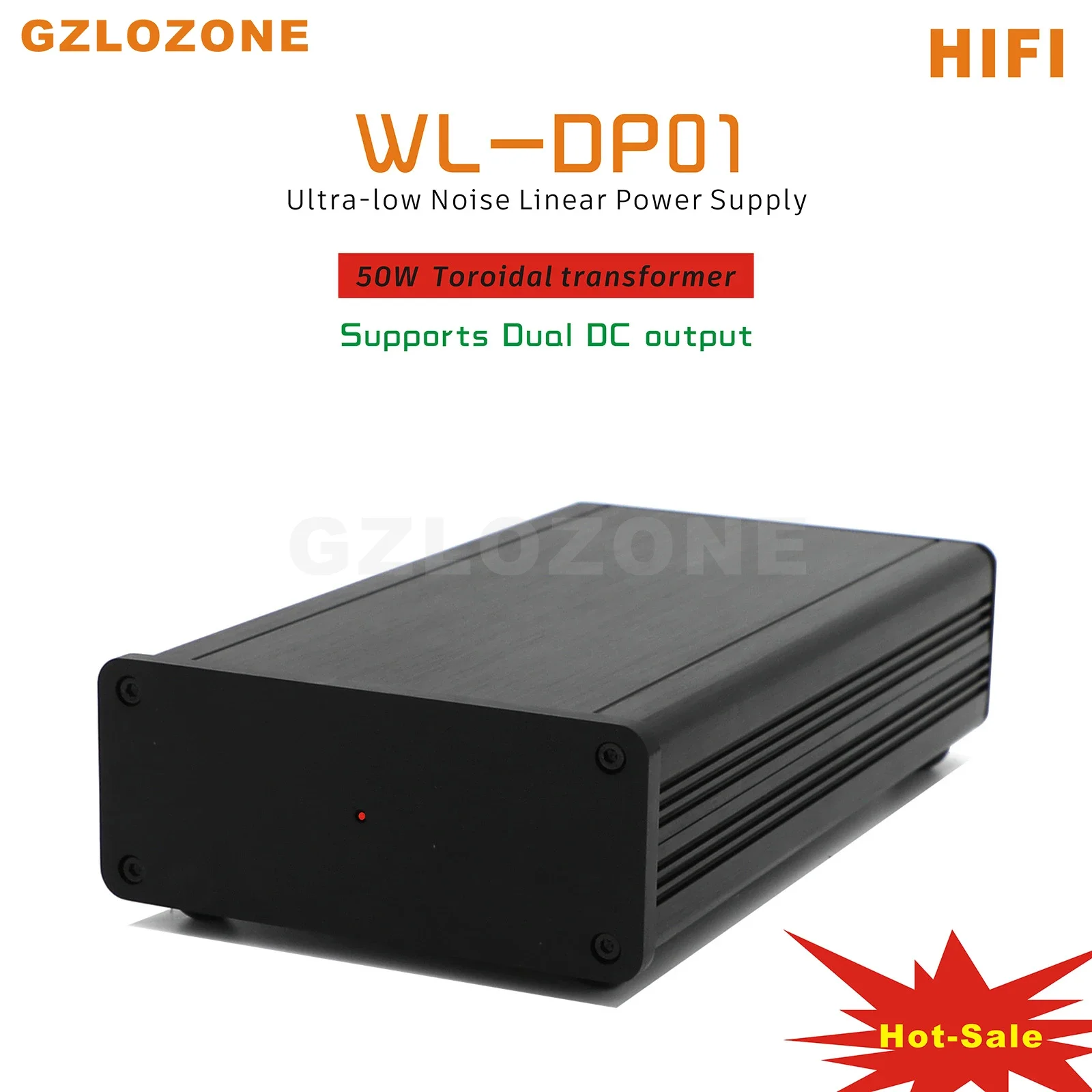 WL-DP01 50VA HIFI 초저잡음 선형 전원 공급 장치 DC 5V/9V/12V/15V/16V/18V/19V/24V LPS