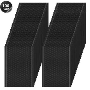 포장용 100Pcs 배송 가방 검은 버블 봉투 소규모 비즈니스 용품 포장 가방 메일러 배달 패키지