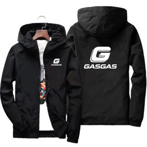 남자 오토바이 GasGas 재킷 방수 태양 보호 윈드 브레이커 캠핑 등산 야외 비 코트 남여 휴대용 의류