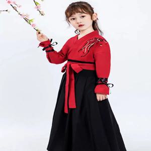 전통 의상 어린이 일본 스타일 기모노, 아기 소녀 소년 유카타 사무라이 코스튬 자수 크레인 하오리 로브 파티