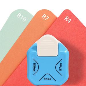 라운더 금속 플라스틱 라운더 디자인 스크랩북 라운더 디자인 카드 공예 코너 펀치 R 4mm 7mm 10mm 3 in 1