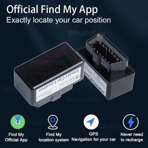 Apple GPS 로케이터 차량용 내 앱 찾기 기능이 있는 자동차 obd 추적기 분실 방지 추적 장치 무료 앱 모니터 L1 AP100 교체