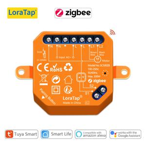 LoraTap ZigBee 셔터 스위치 모듈 전동 커튼 블라인드 Tuya 스마트 라이프 롤러 음성 제어 Alexa Google 홈