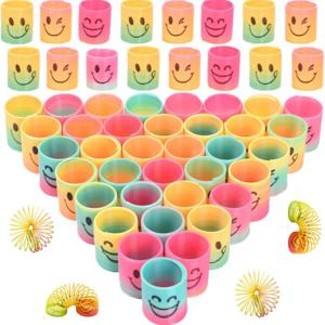 12PCS 레인보우 매직 스프링 서클 장난감 어린이 생일 파티 호의 경품 기념품 유치원 게스트 대량 선물 키즈 상품