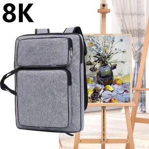 8K 아티스트 포트폴리오 운반 배낭 케이스 다목적 아트 가방 방수 드로잉 보드 배낭 보관 가방 그림 스케치