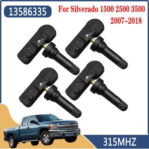 쉐보레 실베라도 1500 2500 3500 캡티바 스포츠 TPMS, 13586335 타이어 압력 모니터 시스템 센서, 315MHZ 25920615, 4PCs/로트