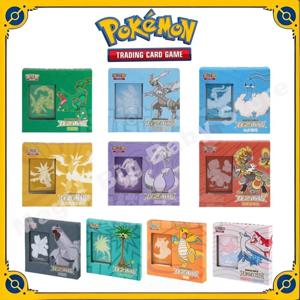 오리지널 정품 포켓몬 PTCG 카드 드래곤 시리즈 선물 상자의 중국 반환 1 폭탄 및 2 폭탄 카드 디스플레이 세트 어린이 선물