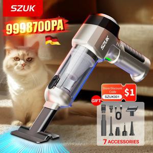 SZUK C017MAX 차량용 진공 청소기, 휴대용 미니 진공 청소기, 무선 강력한 흡입 청소 기계, 신제품 차량용 청소기 무선 청소기 차량용 청소기 초강력 미니청소기 차량용 진공 청소기