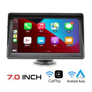 7 인치 CarPlay 자동차 모니터 무선 안드로이드 자동 블루투스 FM 송신기 Buckup 카메라 디스플레이 USB HD MP5 비디오 플레이어