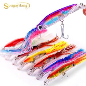 Sougayilang 미끼는 낚시 태클을 미끼 Pesca 하드 플라스틱 문어 가짜 미끼 낚시 미끼 인공 바닷물 낚시 미끼
