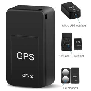 GF07 자기 자동차 추적기 GPS 포지셔너 실시간 추적 자석 흡착 미니 로케이터 SIM 삽입 메시지 애완 동물 분실 방지