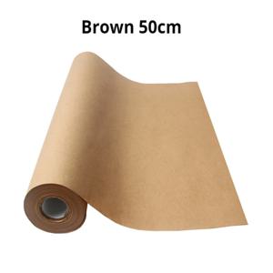 다크 브라운 크래프트지, 친환경 포장지, 충돌 회피 선물, 꽃다발 운송 패키지 등, 50cm