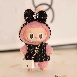 17cm Labubu 인형 옷 고급 럭셔리 디자인 하트 비트 마카롱 labubu 의류 디자이너 labubu 수석 패션 디자이너 브랜드
