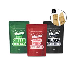 ZIZUSS 하드왁스 200g 3종 스파츌라 증정 셀프 왁싱 브라질리언