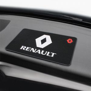 PVC 자동차 안티 슬립 매트 전화 홀더 자동 인테리어 대시 보드 Renault Duster Captur Megane 3 2 Clio 4 Logan 용 미끄럼 방지 매트 패드