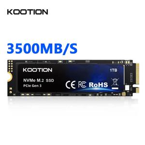 KOOTION 노트북 데스크탑용 내장 솔리드 스테이트 드라이브, X15 Nvme M2 SSD, 256GB, 512GB, 1TB, 2TB, Nvme PCIe 3.0x4 M.2 2280 하드 디스크