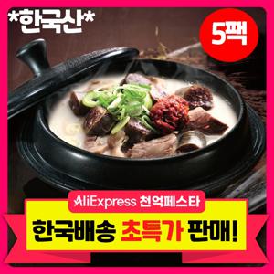 [대한민국 제조] 마미레 국내산 순대국밥 600g X 5팩