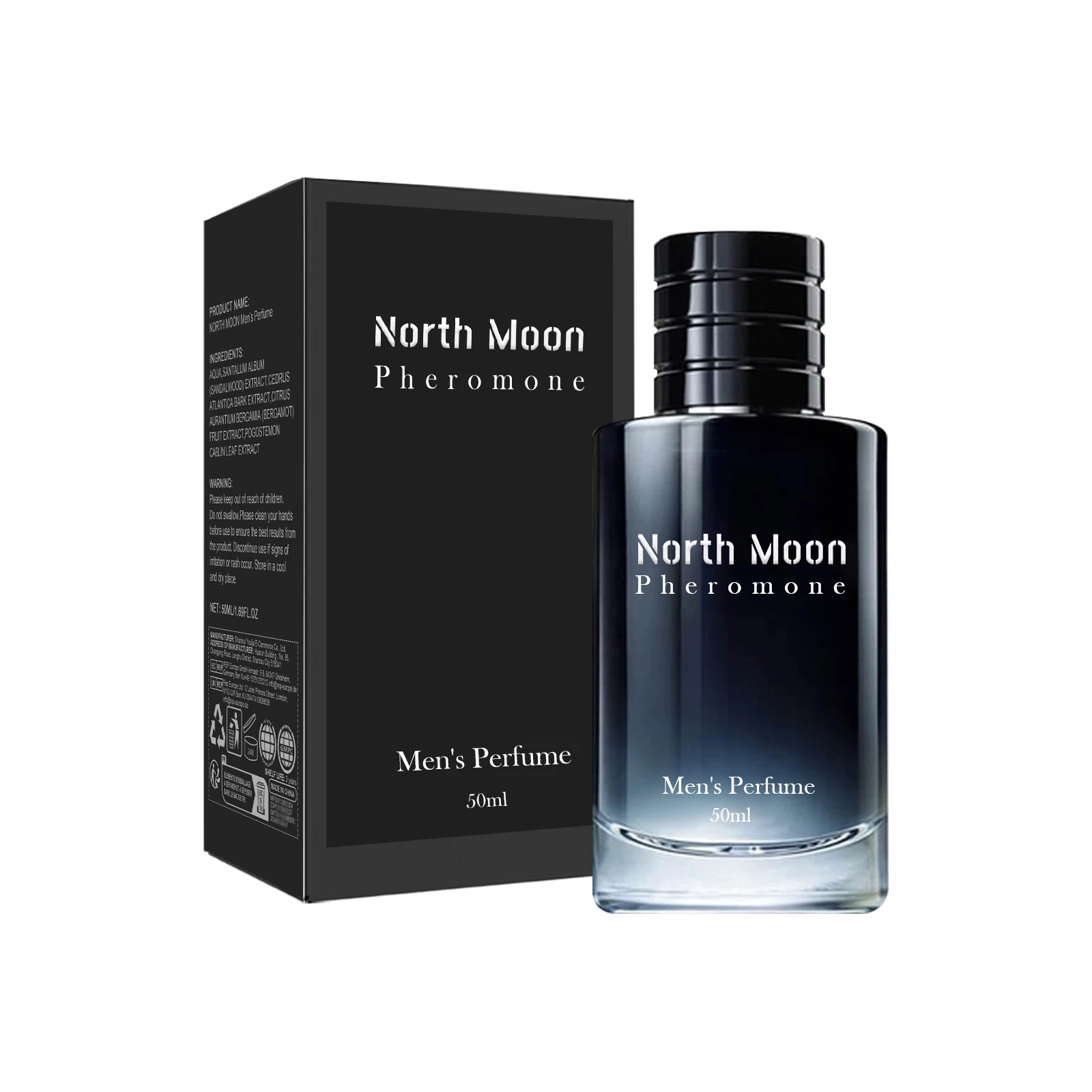50ML 향수 새로운 신선한 페로몬 매력 향수 데이트를위한 섹시한 분위기 오래 지속되는 남성 가벼운 향기