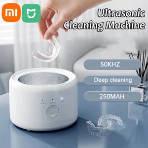 Xiaomi 초음파 전기 교정기 클리너 기계 다기능 보이지 않는 리테이너 틀니 쥬얼리 안경 메이크업 브러쉬 클리너