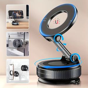 2025 신제품 MagSafe 차량용 마운트 [ABS] 강력한 자석이 장착된 자석 휴대폰 홀더 차량용 360 °   회전 및 조절 가능한 휴대폰 차량용 마운트