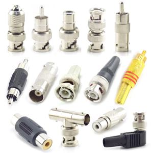 1pcs BNC RCA 남성 여성 BNC RCA 남성 여성 어댑터 플러그 동축 케이블 비디오 오디오 와이어 변환기 커넥터 CCTV 카메라 W1