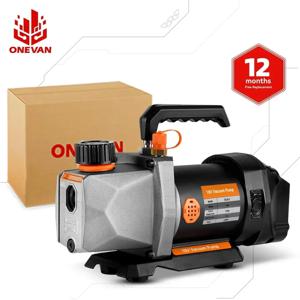 ONEVAN 1/2HP 7CFM 냉매 진공 펌프 1/4 공기 흡입구 냉동 자동차 가정용 에어컨 마키타 18v 배터리