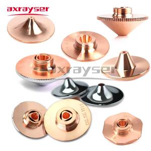 모든 유형의 레이저 노즐 섬유 절단기 Raytools Precitec WSX HSG Bodor HANS 레이저 헤드용 이중/단일 Dia.28/D32mm