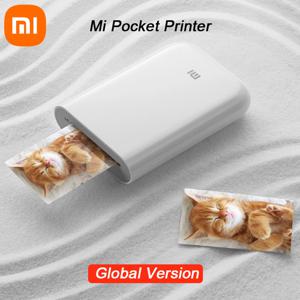 글로벌 버전 기존 Xiaomi 미니 포토 프린터 ZINK Inkless 기술 Multifuncion AR 비디오 인쇄 Bluetooth 5.0 휴대용