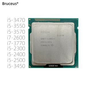 중고 QuadCore QuadThread CPU 프로세서 LGA-1155 소켓 코어 i5 i7 2300 2400 2500 3450 3470 3550 3570 2600 3770 LGA 1155
