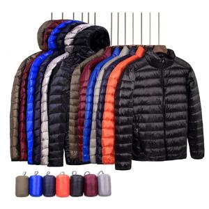 패션 브랜드 울트라 라이트 오리 다운 재킷 남성 한국 streetwear 깃털 코트 후드 다운 재킷 따뜻한 남성 의류 봄 가을