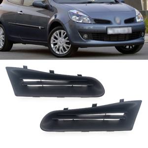 Renault Clio MK3 2005-2009 용 자동차 앞 범퍼 그릴 안개등 오픈 벤트 그릴 흡기 안개등 헤드 라이트 커버 7701208684