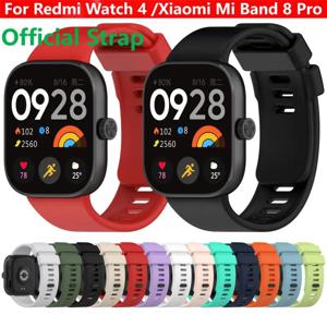 Redmi Watch 4 용 실리콘 스트랩 Xiaomi Mi Band 8 Pro 손목 밴드 액세서리 8Pro Watch4 용 스포츠 스마트 시계 팔찌