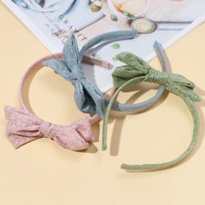 새로운 인쇄 활 어린이 머리띠 넓은 챙 다목적 Hairbands 귀여운 소녀 헤어 밴드 여성 헤어 액세서리 소녀 Hairband