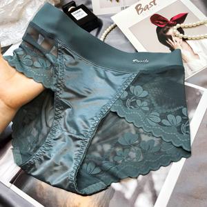 3PCS 여성 레이스 팬티 높은 허리 란제리 간략한 플러스 크기 L-2XL 섹시한 여성 속옷 건방진 섹시한 여성 란제리 Intimates