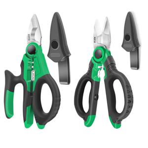 LAOA 6/7 인치 전기 가위 1.5-4mm² 와이어 커터 스트리핑 전선 1.5-4mm² 절단 단자 압착 스테인레스